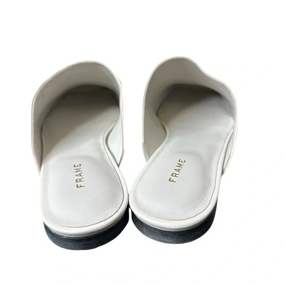 Frame La Ventura Leather Mule Slip Ons SZ 39, US 8.5 - Picture 3 of 9